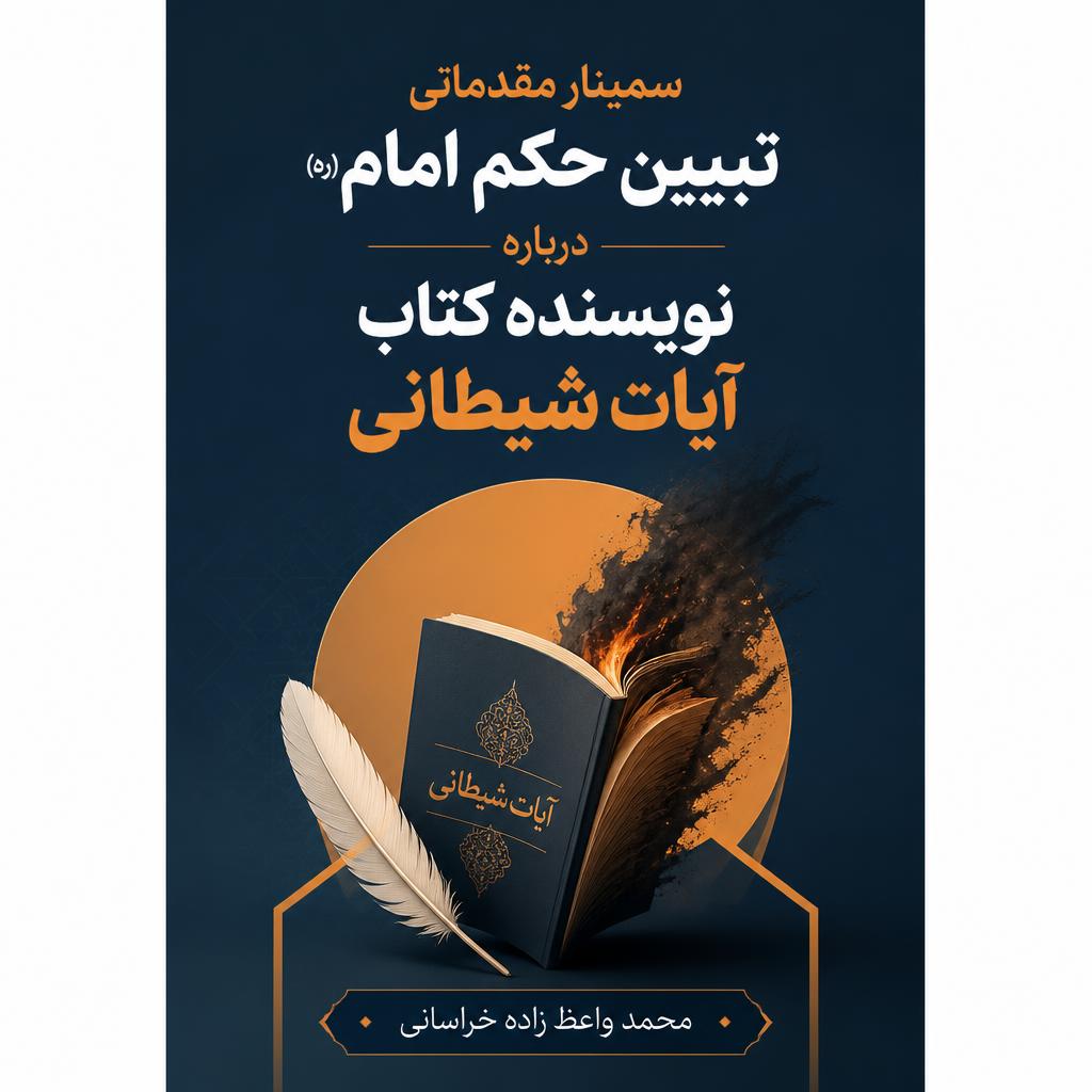 سمینار مقدماتی تبیین حکم امام (ره) درباره نویسنده کتاب آیات شیطانی